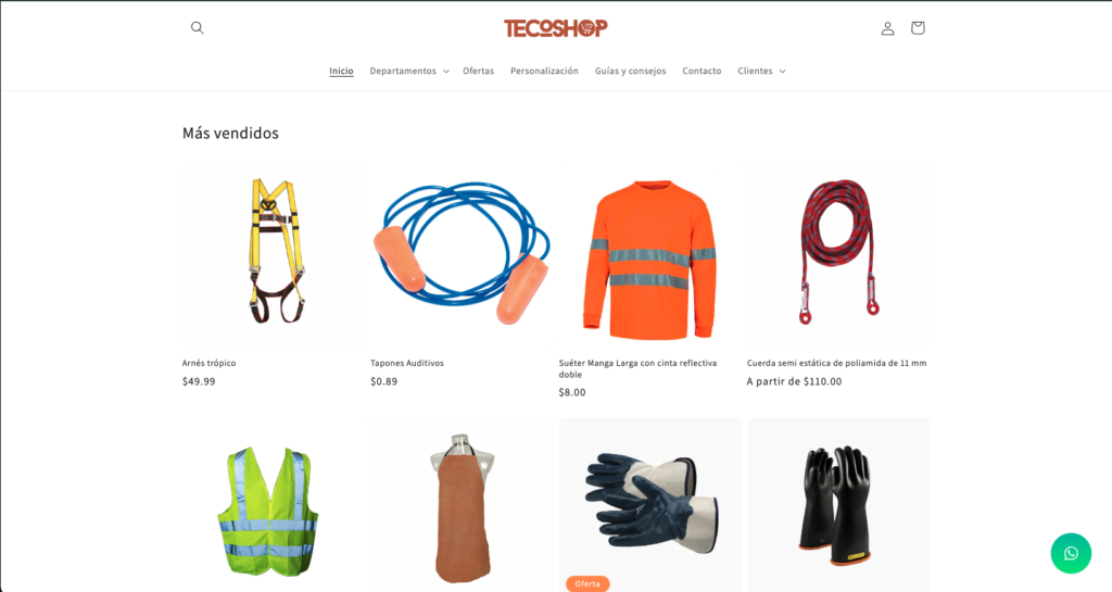 tienda online, tienda en línea, ecommerce, shopify, portafolio